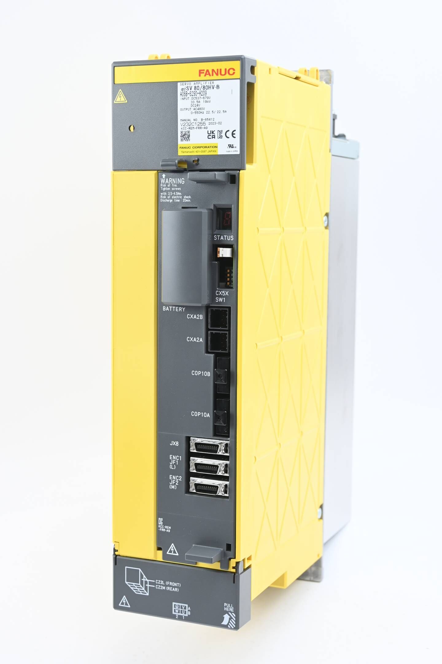 Fanuc Servo Amplifier αiSV 80/80HV-B A06B-6290-H209