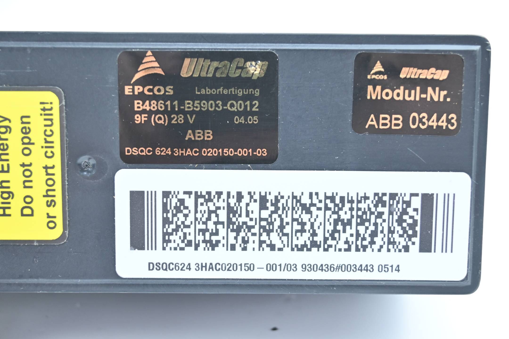 ABB Epcos B48611-B5903-Q012 ( DSQC 3HAC020150-001/03 )