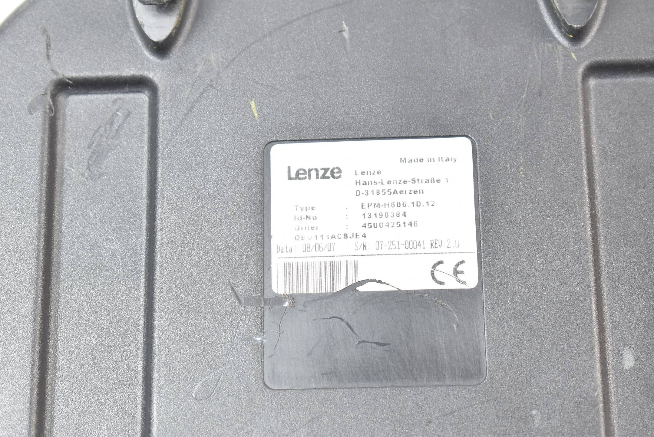 Lenze Bedieneinheit EPM-H606.1D.12 ( 13190384 )