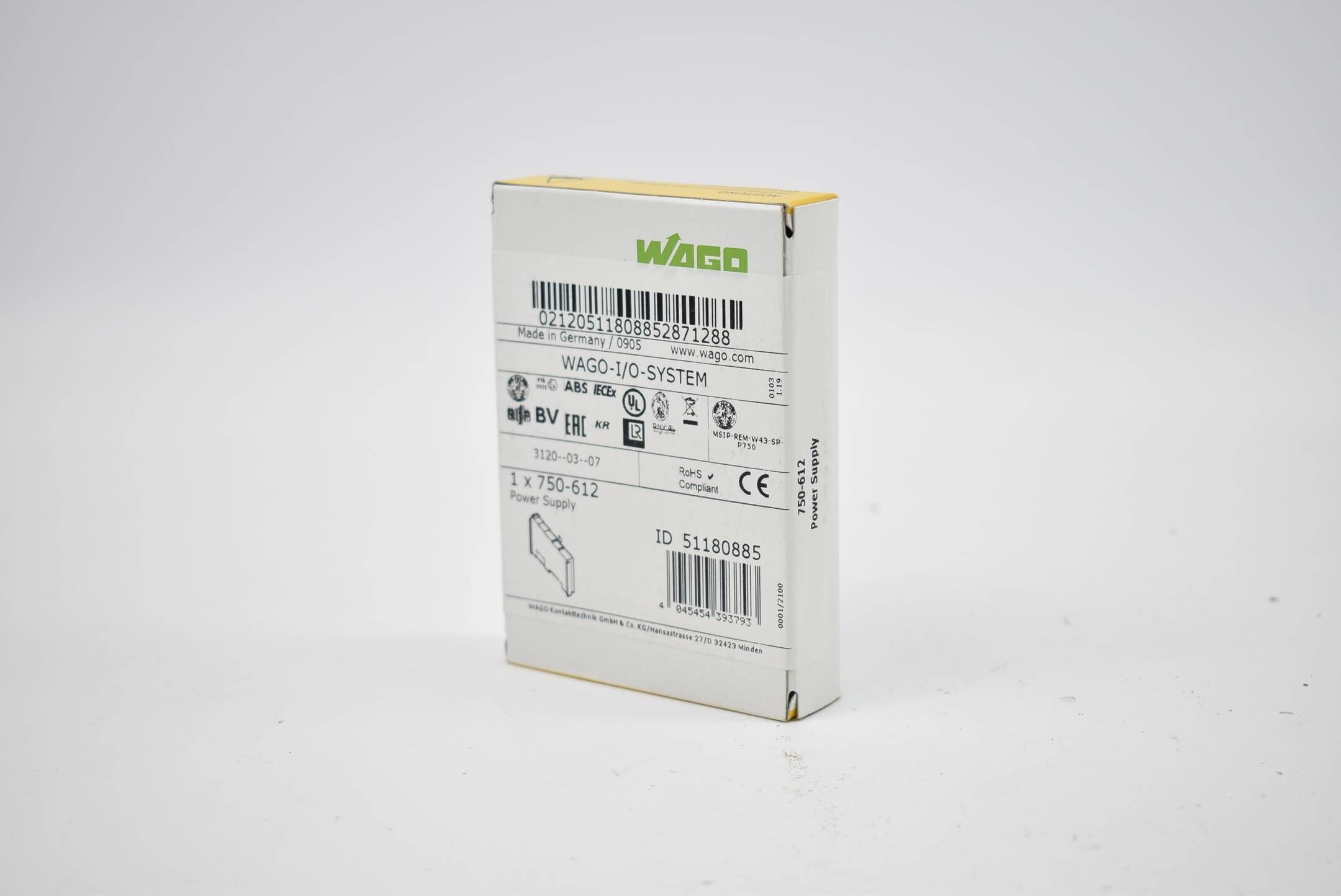 Wago Potenzialeinspeisung 750-612