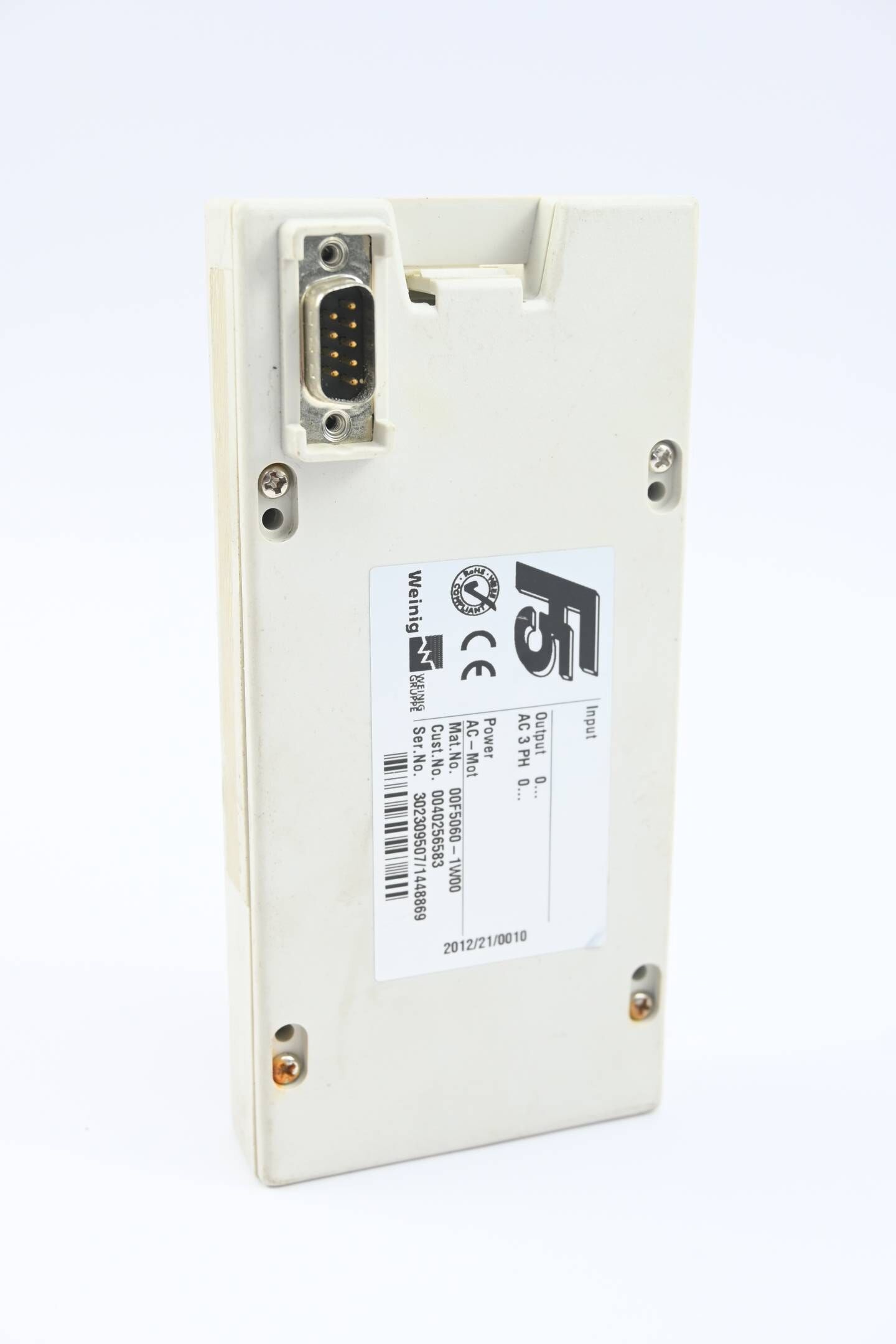KEB F5 Operator Panel 00F5060-1W00 