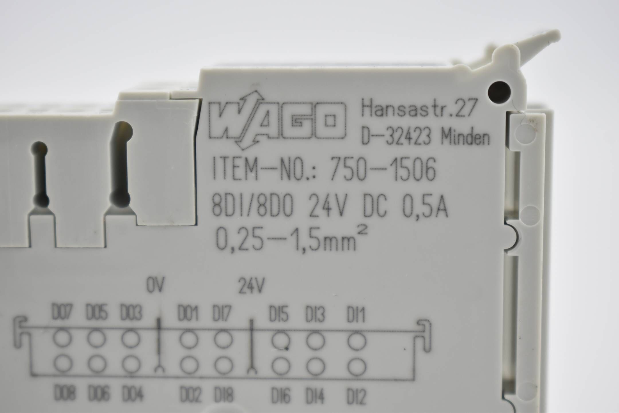 Wago 8-Kanal-Digitalein-/-ausgang 750-1506