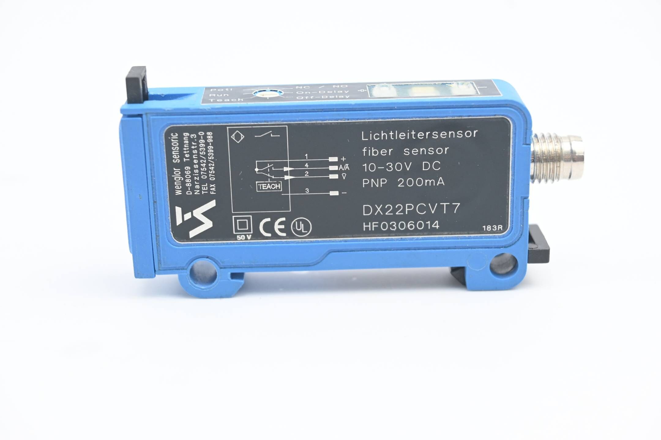 Wenglor Lichtleitersensor DX22PCVT7