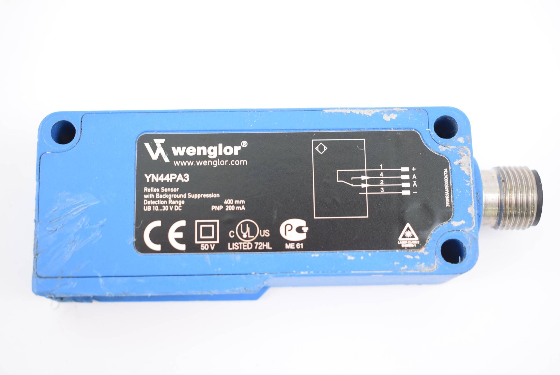 Wenglor Reflextaster YN44PA3