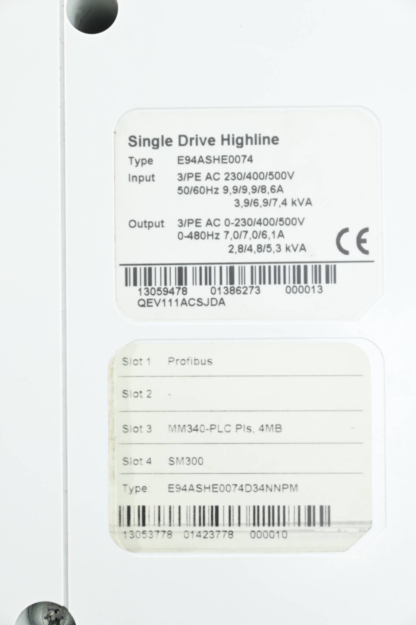 Lenze Single Drive Highline E94ASHE0074 ( E94ASHE0074D34NNPM )