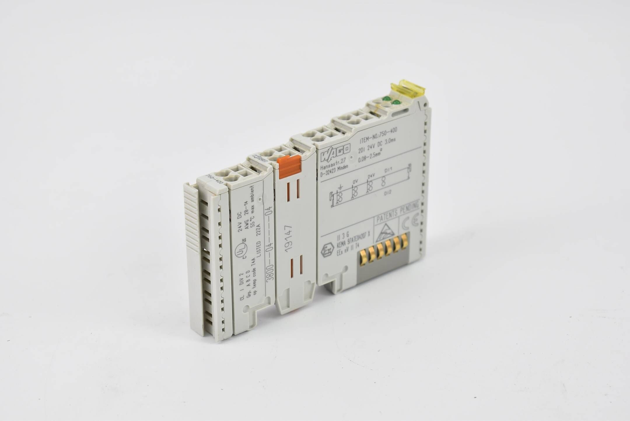 WAGO 2-Kanal-Digitaleingang 750-400