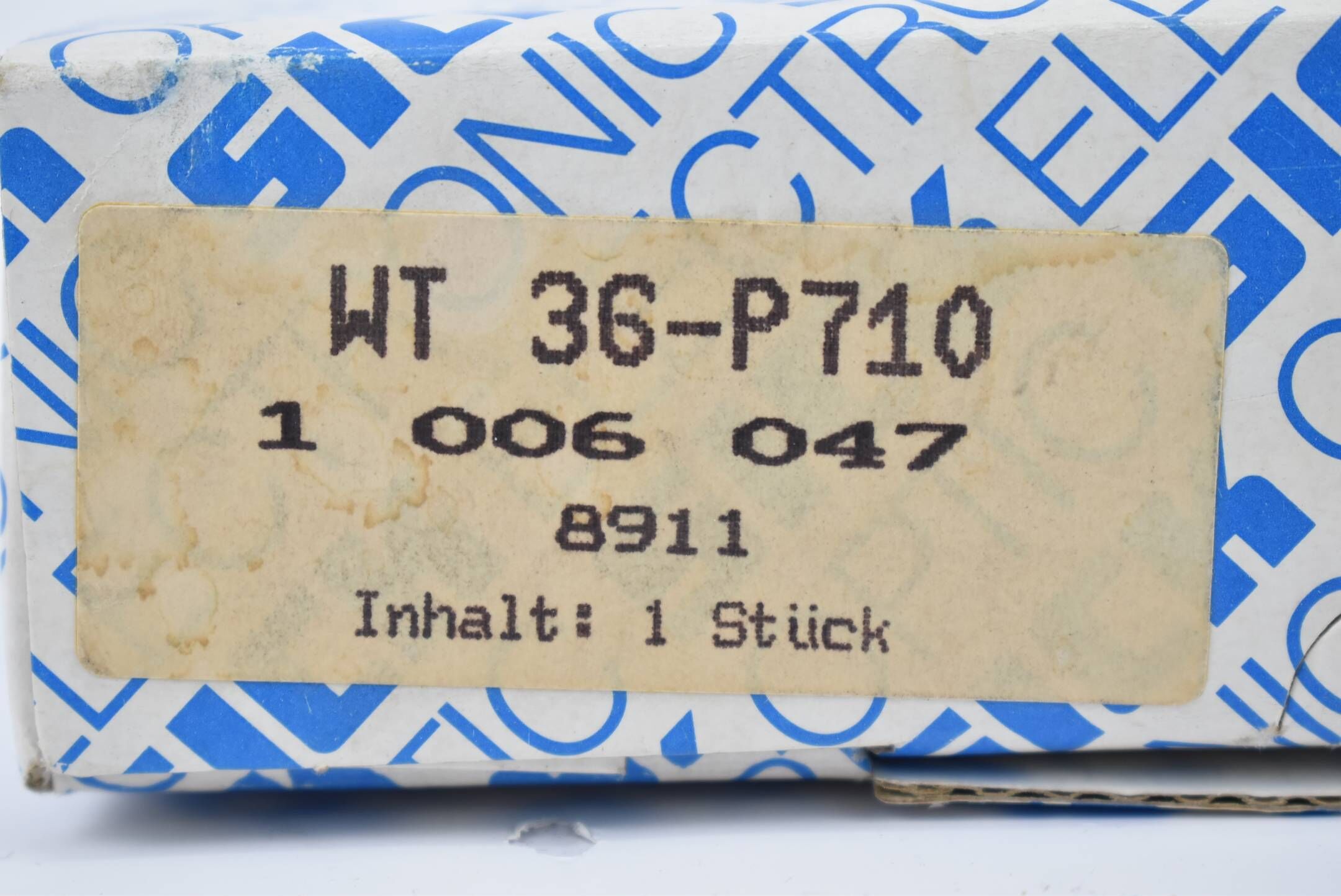 Sick Reflexions-Lichttaster Hintergrundausblendung WT36-P710 ( 1006047 )