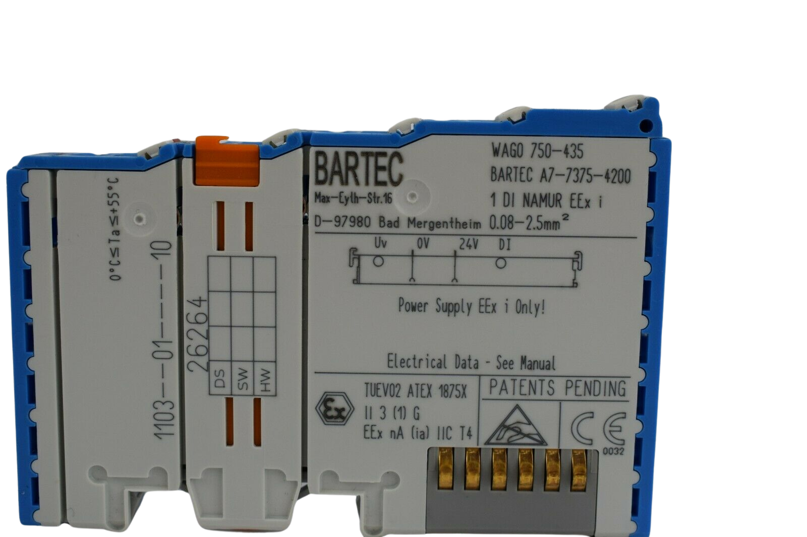 WAGO Digitaleingangsklemme 750-435